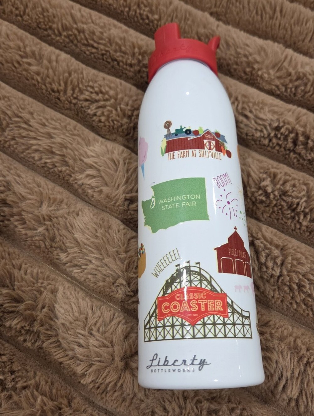 Liberty Bottleworks Washington State Fair  Puyallup Aluminum Water Bottle